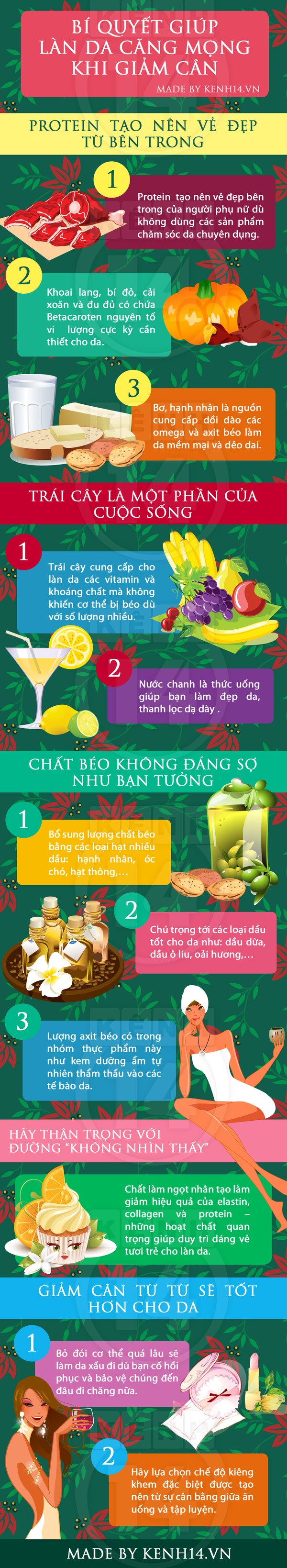 Biện pháp giữ da đẹp trong khi đang giảm cân